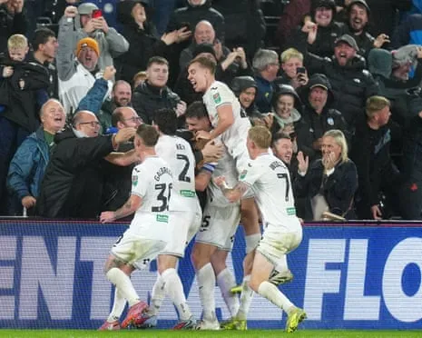 Pain for Forest's Manager as Swansea Shock Nottingham Forest with Dramatic Revival